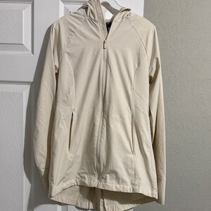 Cream Hooded Jacket